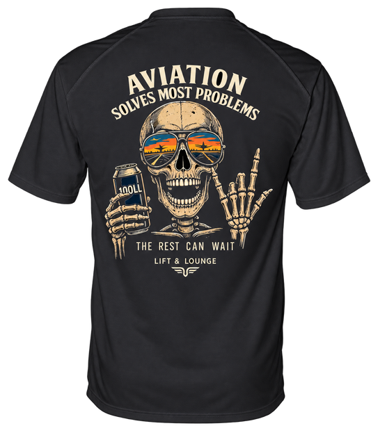 Aviation Solves Most Problems Tee