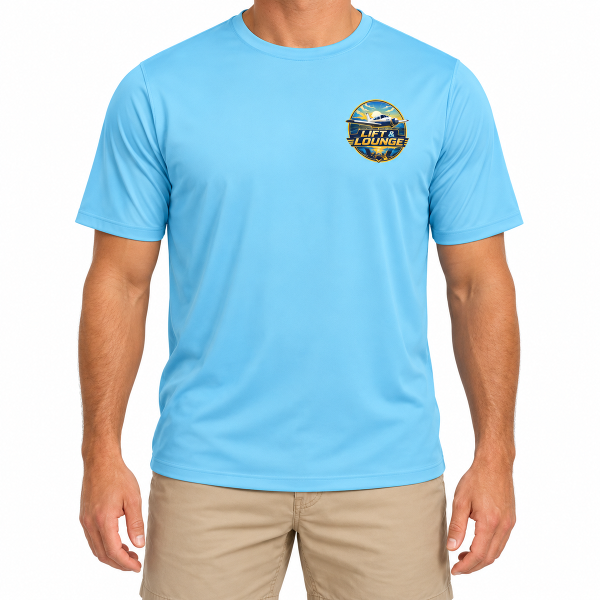 Planes & Palms | Aviation Performance Graphic Tee
