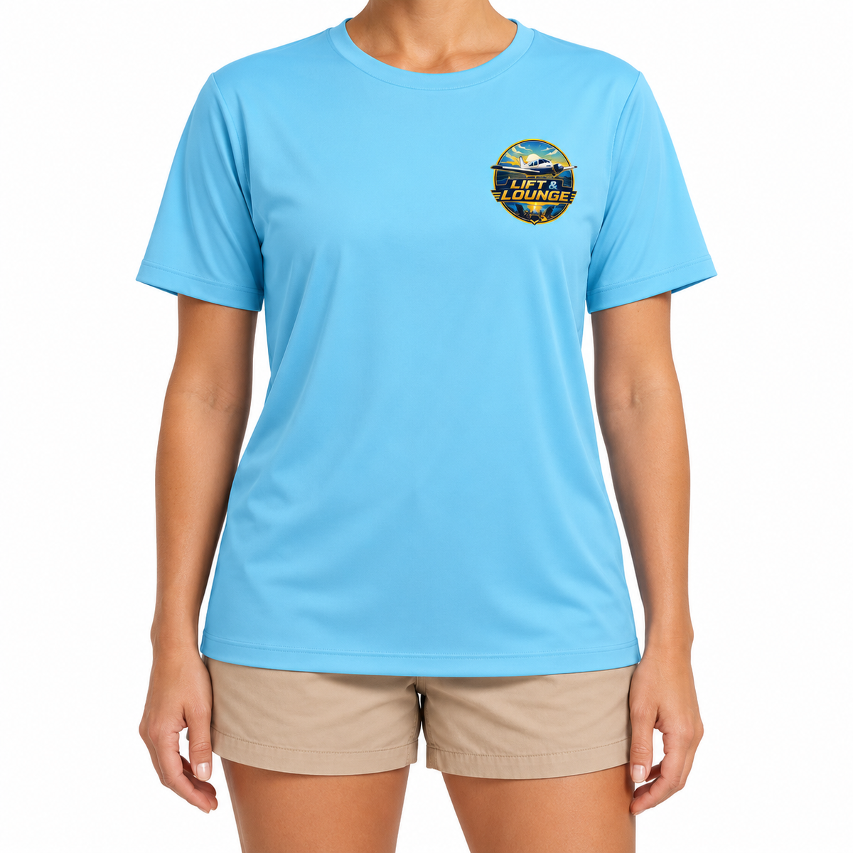 Planes & Palms | Aviation Performance Graphic Tee