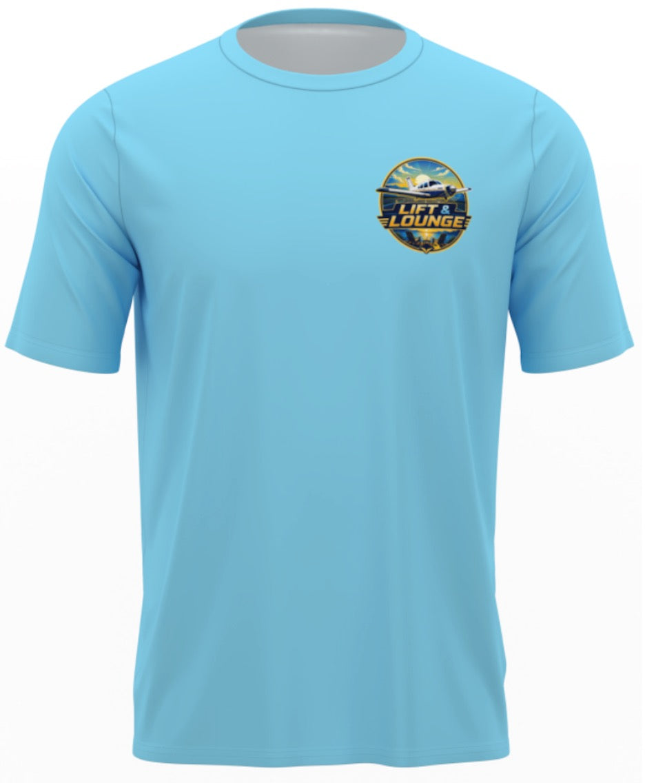 Planes & Palms | Aviation Performance Graphic Tee